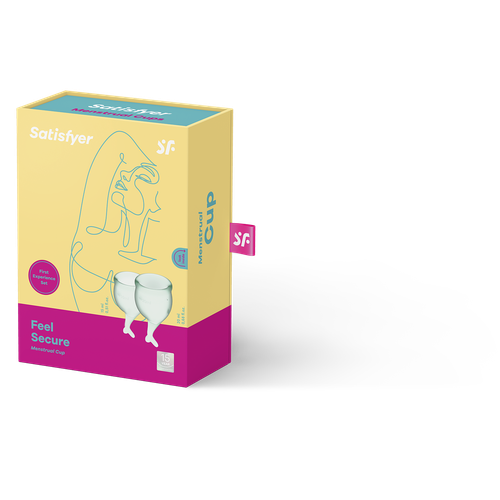 kubeczki menstruacyjne feel secure menstrual cup set satisfyer na Arena.pl