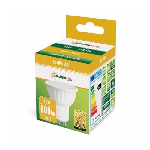 Żarówka LED GU10 10W 230V neutralna NW WOJ13258 SPECTRUM na Arena.pl