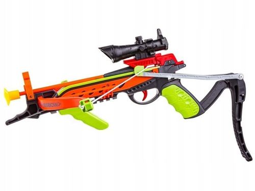Kusza Łuk Dla Dzieci z Celownikiem LASER Kołczan Tarcza Strzały Przyssawki na Arena.pl