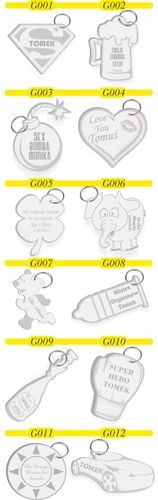 prezent Brelok do Kluczy Auto Samochód Grawer imię na Arena.pl