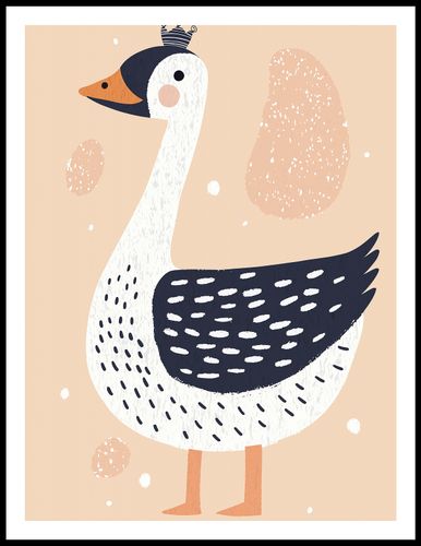 Plakat 60x80cm Wzory dla Dzieci, Dziewczynki Do Pokoju - Królowa na Arena.pl