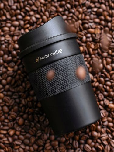 KUBEK TERMICZNY TERMOS STALOWY BIDON 360ml na kawę KAMILLE na Arena.pl