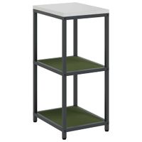 Półka do przechowywania w kuchni z półką Oliwkowy Stal