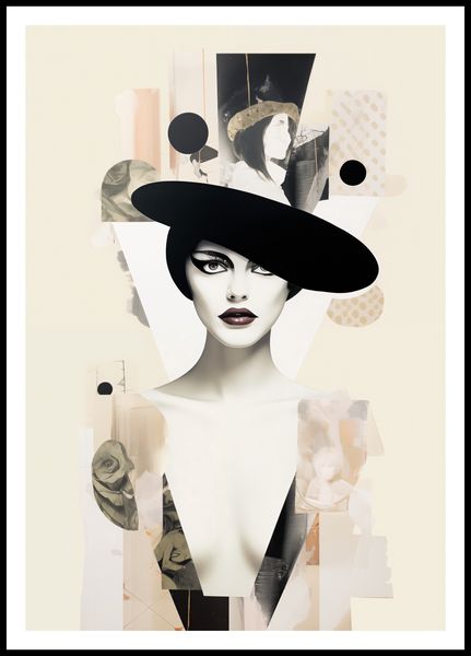 Plakat 68x98cm Portret en Décalage zdjęcie 3