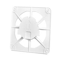 kratka wentylacyjna do montażu panela drim 150x150 biały - rx 02-300