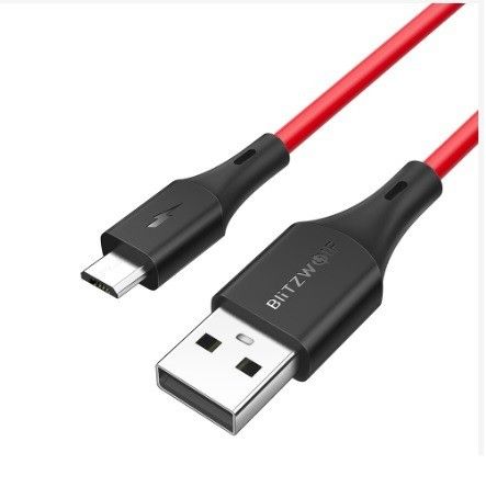 Kabel Micro USB BlitzWolf BW-MC13 1m czerwony na Arena.pl