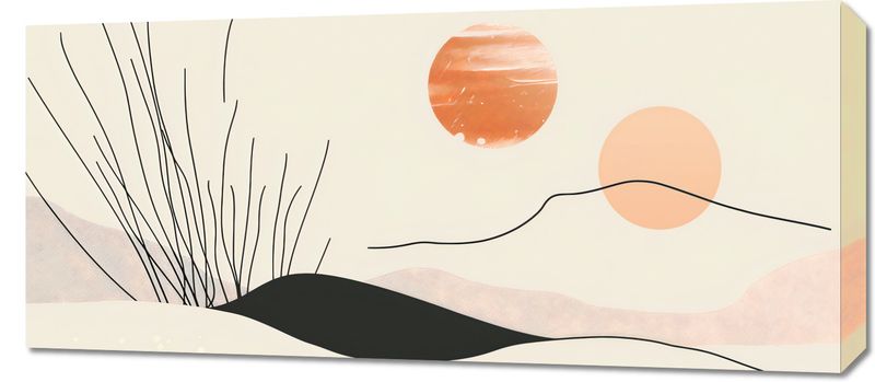 Obraz 90x40cm Miękkie Wzgórze zdjęcie 1