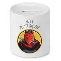 Skarbonka Dla Chłopaka Facet Złota Rączka Z Nadrukiem Ze Zdjęciem