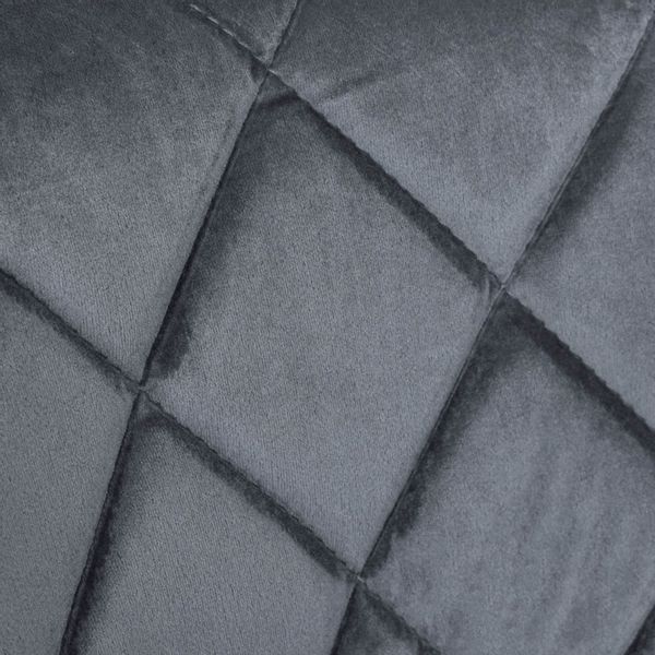 Hoker barowy CYDRO BLACK grafitowy Velvet zdjęcie 9