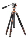 Statyw video K&F Concept O255C4 z głowicą FH-03