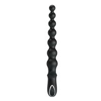pręt analny wibrujący pretty love dedron czarny 25 cm usb