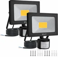 Reflektor LED z Czujnikiem Ruchu 25W Zestaw 2szt.