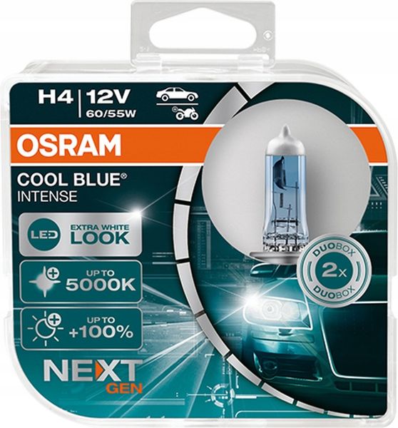 H4 OSRAM COOL BLUE INTENSE NEXT GENERATION NEW GEN zdjęcie 1