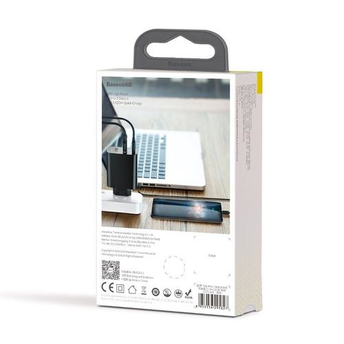 Ładowarka Sieciowa Usb Baseus Pps 2Xusb Qc + Usb-C Pd 60W (Biała) na Arena.pl