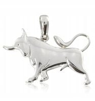 DUŻY WISIOREK ZNAK ZODIAKU BYK SREBRO 925