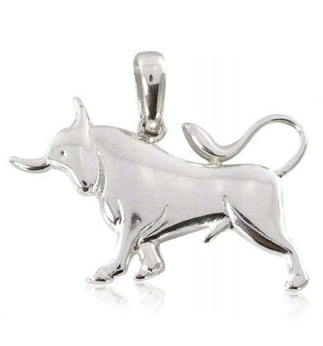 DUŻY WISIOREK ZNAK ZODIAKU BYK SREBRO 925 na Arena.pl