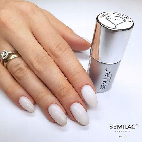 Semilac BAZA hybrydowa do paznokci FIBER mleczna 7ml na Arena.pl