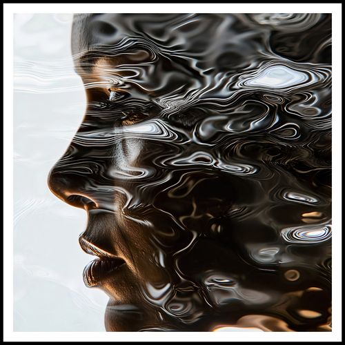 Plakat 100x100cm Wodniste Odbicie Swojego Ja na Arena.pl