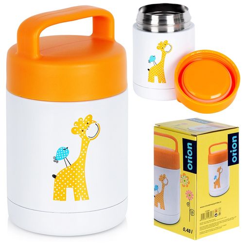 Termos obiadowy stalowy ŻYRAFA 450 ml na Arena.pl