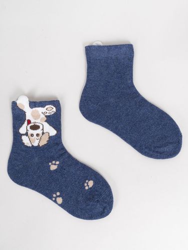 Skarpety dziecięce bawełniane w pieski 3PAK 20-22 YOCLUB na Arena.pl