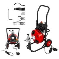 przepychacz udrażniacz spirala do rur elektryczna 390w 23m msw-drain