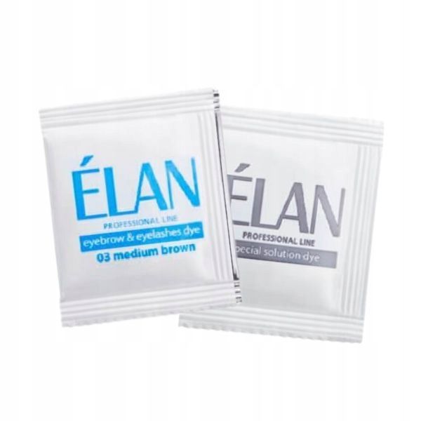 ELAN farba do brwi MEDIUM BROWN saszetka zdjęcie 1
