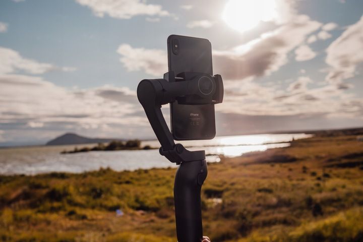 GIMBAL DO TELEFONU RĘCZNY STABILIZATOR OBRAZU iOS ANDROID SKŁADANY SELFIE zdjęcie 2