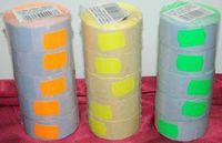 ETYKIETA CENOWA 2-RZĘD FALA 26X16 FLUO (5) P