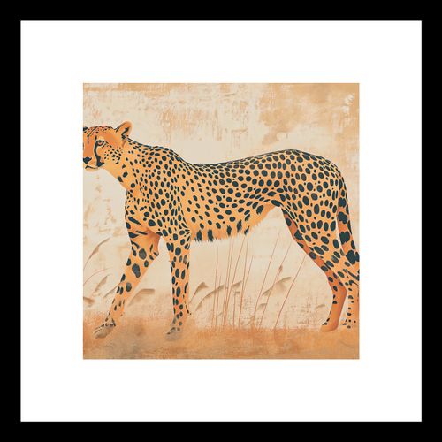 Plakat 20x20cm Gepard w Ruchu na Arena.pl