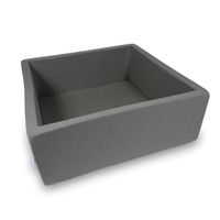 Suchy basen 110x110x40cm szary bez piłek