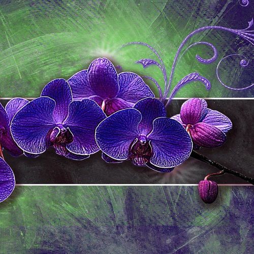 Deco Panel,Orchidea w kolorze fioletu 60x40 na Arena.pl