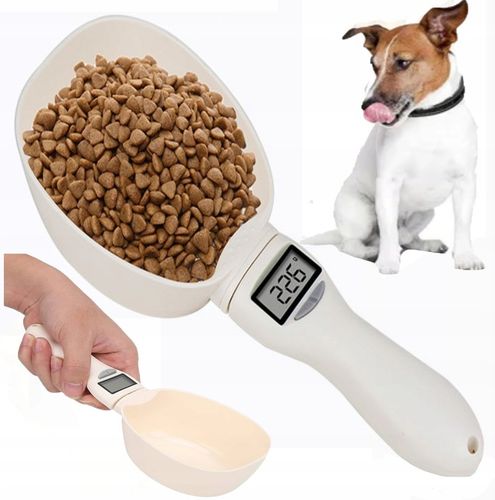ŁYŻKA Z MIARKĄ WAGĄ łopatka do karmy dla psa kota z wyświetlaczem LCD 800g na Arena.pl