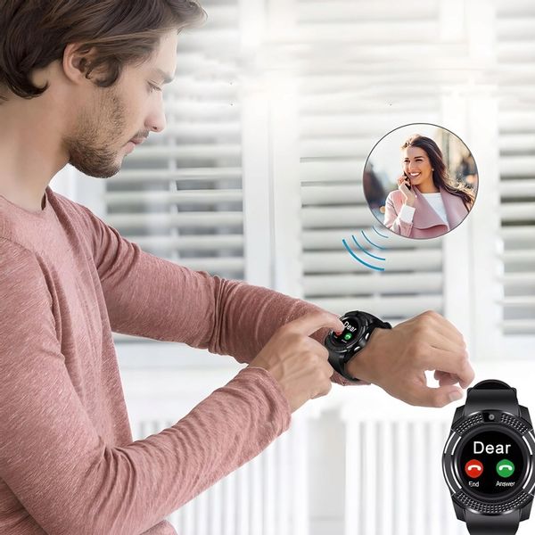 SMARTWATCH V8 ZEGAREK SMART WATCH PL KARTA SIM SD zdjęcie 14
