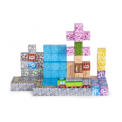 KLOCKI MAGNETYCZNE 112 ELEMENTÓW INTUICYJNE DLA DZIECI 3 LAT+ na Arena.pl