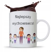 Kubek Dzień Nauczyciela Najlepszy Wychowawca Z Nadrukiem Ze Zdjęciem