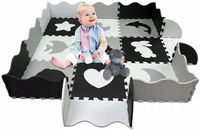 Mata Puzzle Piankowe Edukacyjna Duża Gruba 25szt