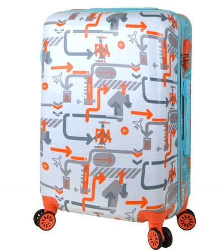 Średnia walizka na kółkach SUNBAG Fly360 Dual Color na Arena.pl