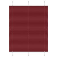 Roleta plisowana Bordowy Czerwony 110x150 cm Szerokość tkaniny