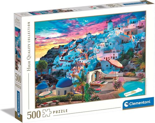 Puzzle 500 Elementów Grecja Widok na Arena.pl
