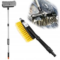 2X SZCZOTKA DO MYCIA CZYSZCZENIA SAMOCHODU PANELI FELG NA TELESKOPIE ZESTAW