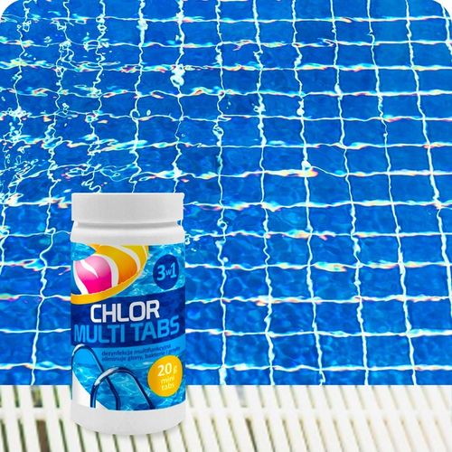 Chlor do basenu multi tabletki GAMIX 3w1 chemia spa 1kg 50x 20g na Arena.pl