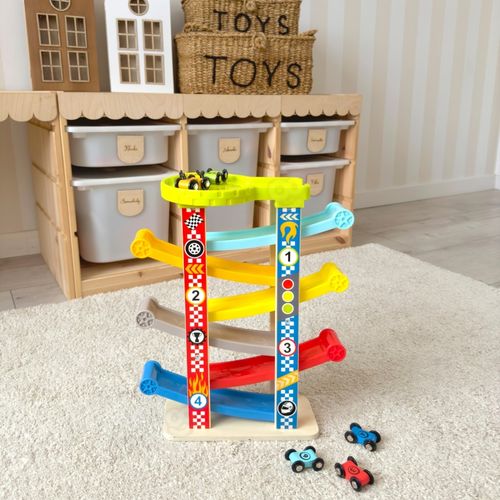 DLA DZIECI KOLOROWA  ZJEŻDŻALNIA TOR DLA SAMOCHODÓW na Arena.pl