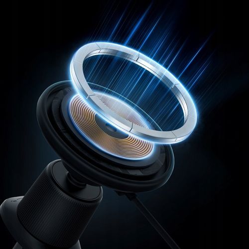 BASEUS MAGNETYCZNY UCHWYT SAMOCHODOWY Z ŁADOWARKĄ MAGSAFE DO IPHONE 15W na Arena.pl