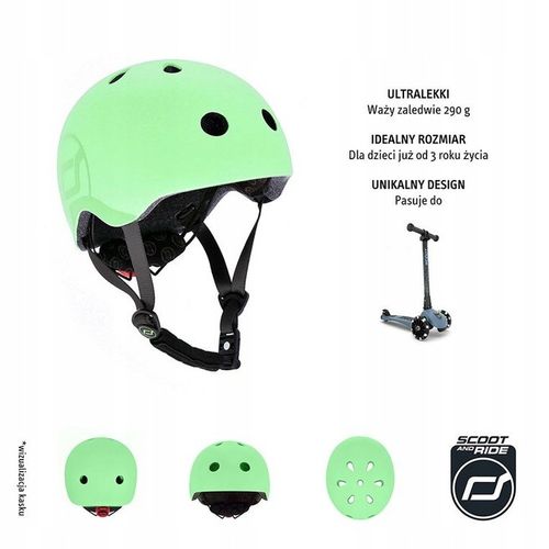Kask dla dzieci SCOOTANDRIDE 3+ S-M - Kiwi na Arena.pl