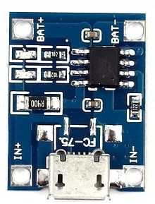 Ładowarka Li-ion 18650 TP4056 micro USB kontrola ładowania zdjęcie 1