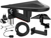 Mocna ANTENA DVB-T2 telewizyjna TV 4K HD MUX8 AKTYWNA 360 / + Kabel 8m