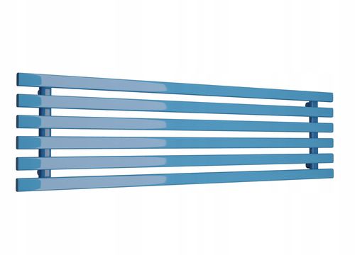 Grzejnik poziomy HORYZONT6 45x120 niebieski na Arena.pl