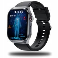 SMARTWATCH RUBICON RNCF36 CZARNY PULS TĘTNO CIŚNIENIE EKG HRV CUKIER ROZMOW