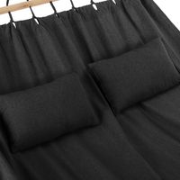 HAMAK OGRODOWY DWUOSOBOWY DUŻY Z PODUSZKAMI I DRĄŻKIEM OUTTEC