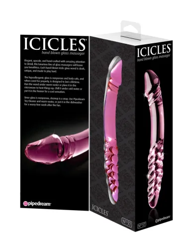 Podwójne Szklane Dildo I Korek Analny Icicles No. 57 na Arena.pl